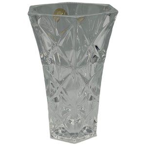 Vintage Vase Cristal France 24% Lead Crystal 5" Cut Glass